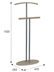 Костюмная вешалка Мебелик Дэви 2 004919 2