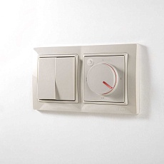 Терморегулятор электромеханический для теплого пола Werkel слоновая кость W1151103 4690389155710 5