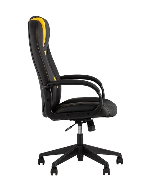 Игровое кресло TopChairs ST-Cyber 8 черный/желтый экокожа ST-Cyber 8 YELLOW фото 4