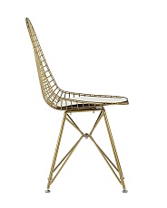 Кухонный стул Stool Group Eiffel золотой с белой подушкой AFR-18B-P1 GL/WH 1