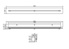 Настенный светодиодный светильник Maytoni Maya P091WL-L21CH3K 1