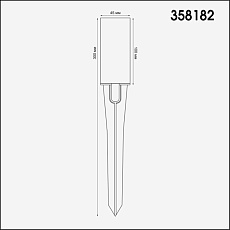 Корпус для модуля Novotech Street Nokta 358182 2