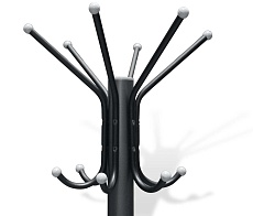 Напольная вешалка Sheffilton SHT-CR450 черный/серый/мрамор 8849394903 3