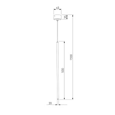 Подвесной светодиодный светильник Elektrostandard Flinn 50263 LED a066780 1