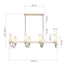 Подвесная люстра ST Luce Elegra SL1402.263.08 1