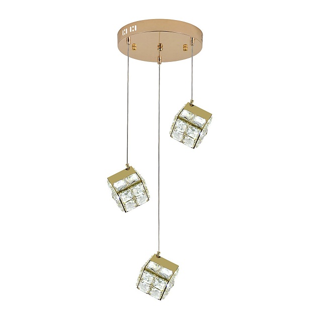 Подвесная светодиодная люстра Indigo Radioso 12048/3P Gold V000134L Фото № 3