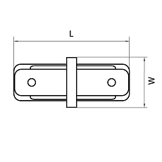 Коннектор прямой Lightstar Barra 502107 1