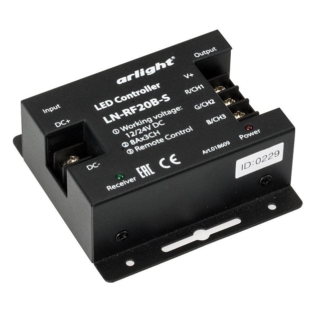 Контроллер Arlight LN-RF20B-S 018609 изображение 3 Контроллер Arlight LN-RF20B-S 018609 Фото № 3