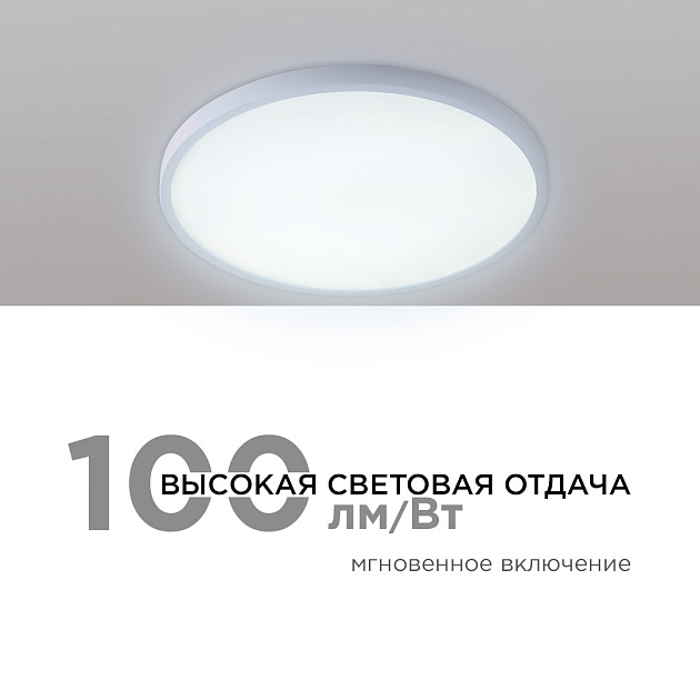 Настенно-потолочный светодиодный светильник Apeyron Spin 18-131 Фото № 5