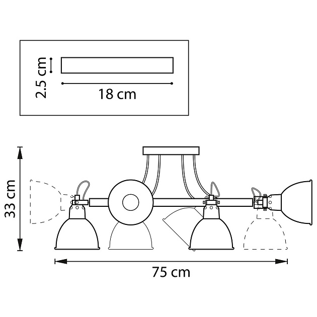 Потолочная люстра Lightstar Acrobata 761067 Фото № 2
