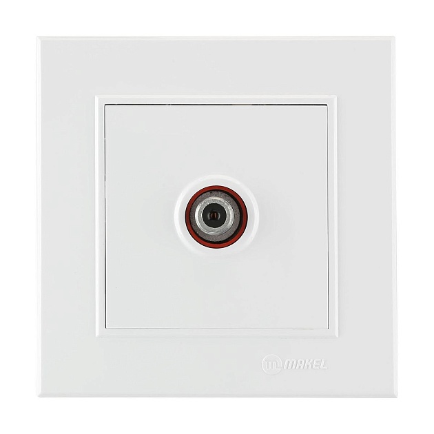 Розетка сателитная проходная Makel Karea 56001133 Фото № 1