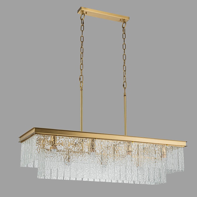 Подвесная люстра Belfast Harland 6308-10C BR CL Фото № 6