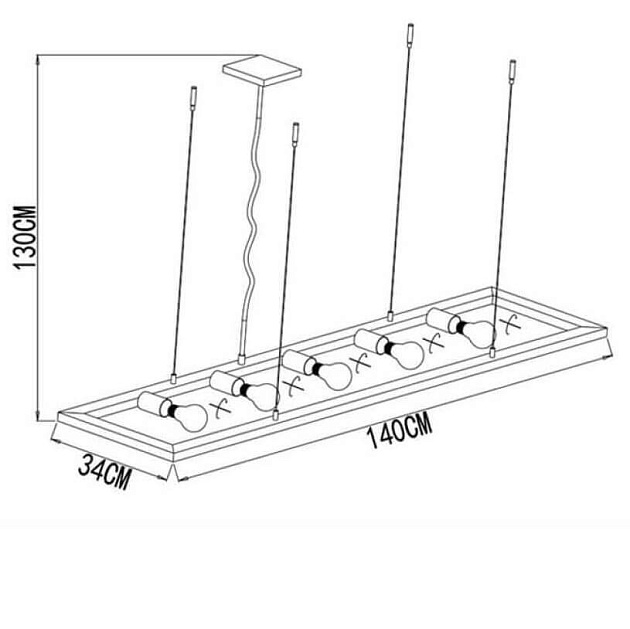 Подвесная люстра Lucide Thor 73403/05/18 Фото № 3