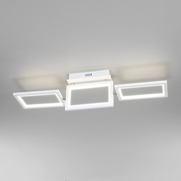 Потолочный светодиодный светильник Eurosvet Maya 90223/3 белый фото 2