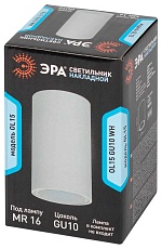 Накладной светильник ЭРА OL15 GU10 WH Б0049041 2