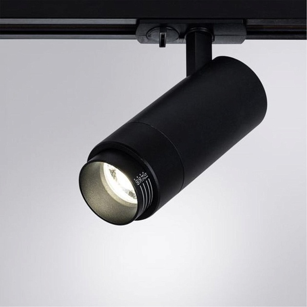 Трековый светодиодный светильник Arte Lamp Merak A3540PL-1BK изображение 4 Трековый светодиодный светильник Arte Lamp Merak A3540PL-1BK Фото № 4