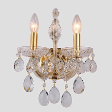 Бра Crystal Lux Isabel AP2 Gold/Transparent 1