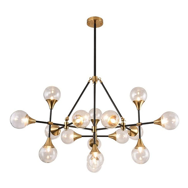 Подвесная люстра Elvan LU-173/16-G9-BkGlCl Фото № 1