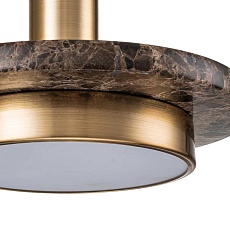 Подвесной светильник Escada 10260/1 LED*12W Brass/Brown marble 2