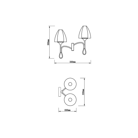 Бра Vele Luce Oro VL5654W22 Фото № 4