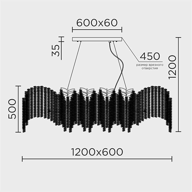 Подвесная люстра Modelux Modestyle MS.2110.1200 CR изображение 2 Подвесная люстра Modelux Modestyle MS.2110.1200 CR Фото № 2
