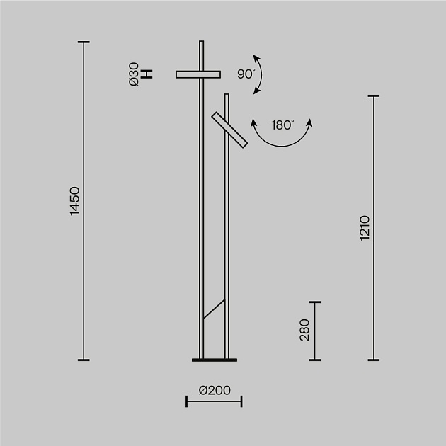 Торшер Maytoni MOD460FL-L6B3K изображение 3 Торшер Maytoni MOD460FL-L6B3K Фото № 3