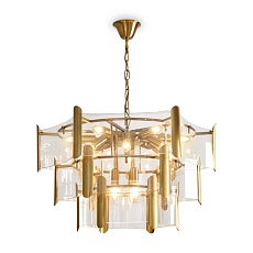 Подвесная люстра Freya Люмьер / Lumiere FR5516PL-15BS