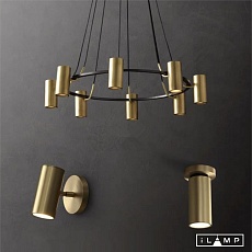 Спот iLamp Plum 8861C BR-BK 2