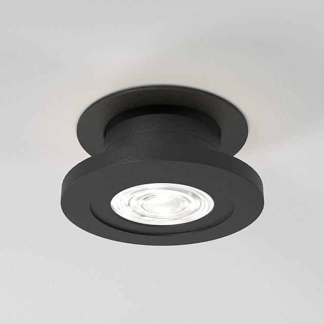 Встраиваемый светодиодный светильник Elektrostandard Surf 25084/LED 6W 4000K черный a063675 фото 2