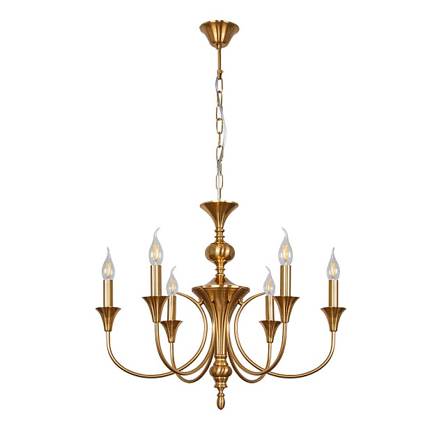 Подвесная люстра Arte Lamp COLLINETTA A4094LM-6PB Фото № 1