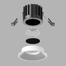 Встраиваемый светильник Maytoni Technical Round DL058-12W4K-W 2