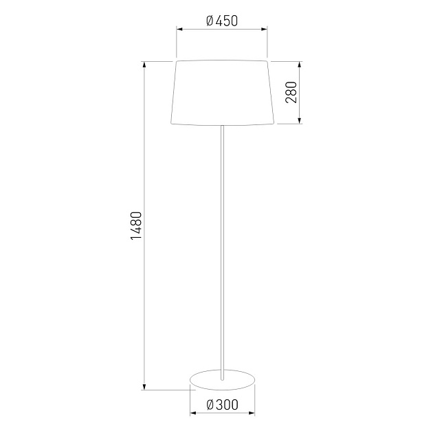 Торшер 055956 TK Lighting 2918 Maja Фото № 2