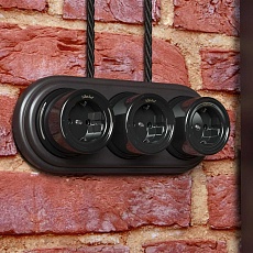 Рамка на 3 поста Werkel венге W0035226 4690389166600 2