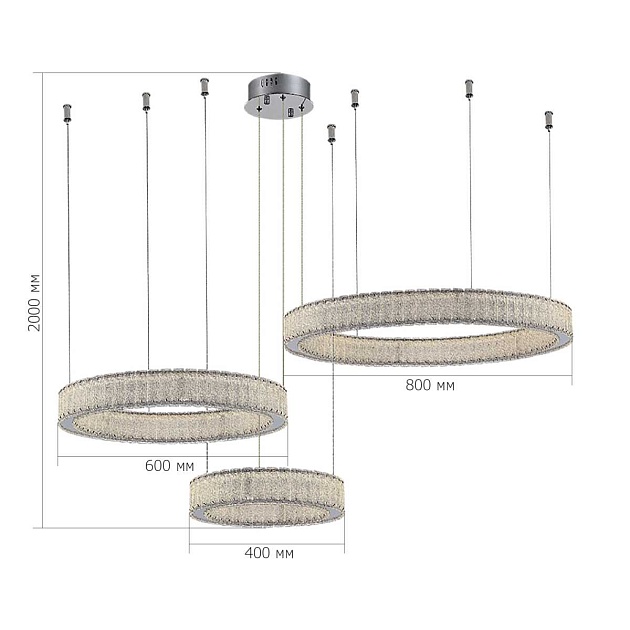 Подвесная люстра ST Luce LATOZZO SL6008.113.03 изображение 1 Подвесная люстра ST Luce LATOZZO SL6008.113.03 Фото № 1