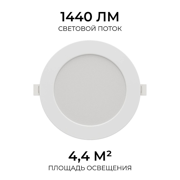 Встраиваемая светодиодная панель Apeyron 06-163 изображение 9 Встраиваемая светодиодная панель Apeyron 06-163 Фото № 9