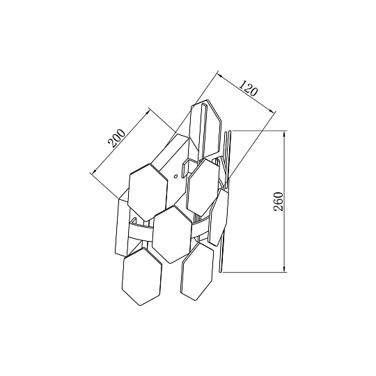Бра Vele Luce Polaris VL4153W01 изображение 5 Бра Vele Luce Polaris VL4153W01 Фото № 5