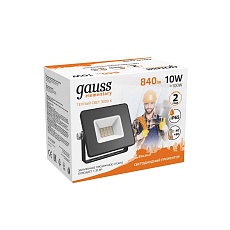 Прожектор светодиодный Gauss Elementary 10W 3000К 613527110 4