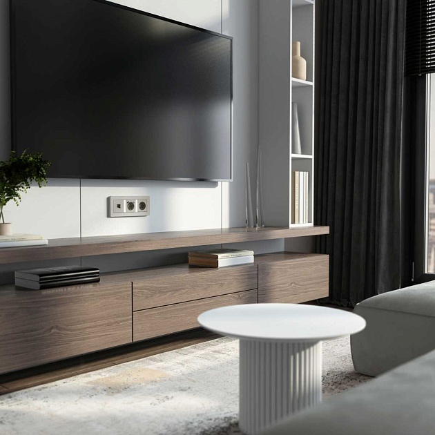 Розетка Ethernet RJ-45 (дымчатый) W1281004/ a069467 Фото № 5