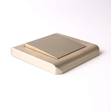 Клавиша Werkel для выключателя перекрестного шампань рифленый W1119010 4690389160127 3