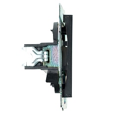 Розетка компьютерная RJ-45 Stekker Катрин черный GLS00-7107-05 39613 4