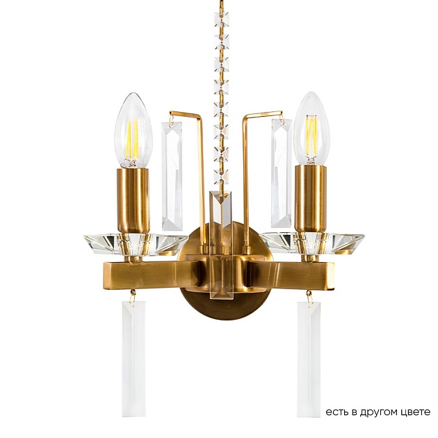 Бра Crystal Lux Marron AP2 Brass Фото № 1