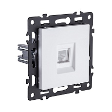 Розетка Ethernet RJ45 Cat.6, белый Kollinger Asthetik AS-017WH 1