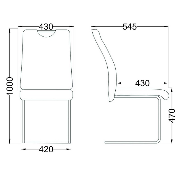 Кухонный стул AksHome Ava черный, экокожа 54533 изображение 2 Кухонный стул AksHome Ava черный, экокожа 54533 Фото № 2