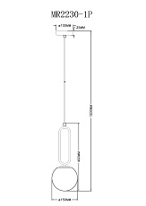 Подвесной светильник MyFar Pierre MR2230-1P 1