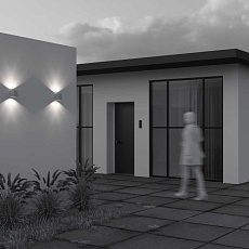Уличный настенный светильник Maytoni Outdoor Block O507WL-L10W3K 1