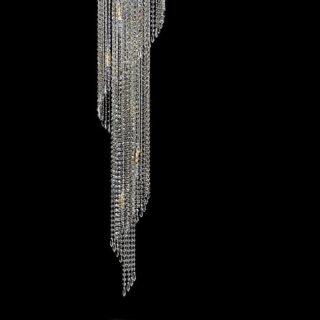 Каскадная люстра Artglass Spiral Column 1000X2500 CE фото 2