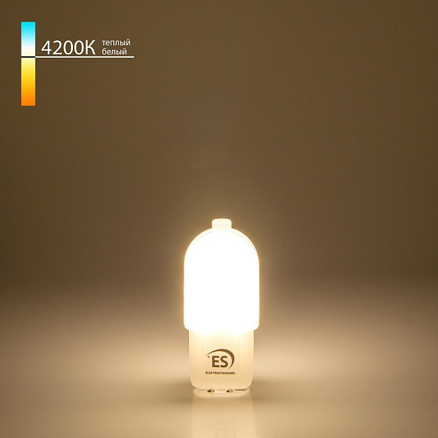 Лампа светодиодная Elektrostandard G4 3W 4200K матовая a049634 фото 2