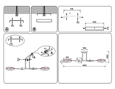 Потолочная люстра Ambrella light Traditional TR8248 5