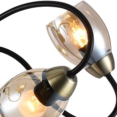 Подвесная люстра Reluce 01270-0.3-06B BK+AB 1