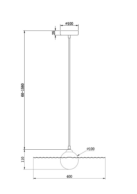 Подвесной светильник Freya Jovian FR5390PL-01W изображение 2 Подвесной светильник Freya Jovian FR5390PL-01W Фото № 2